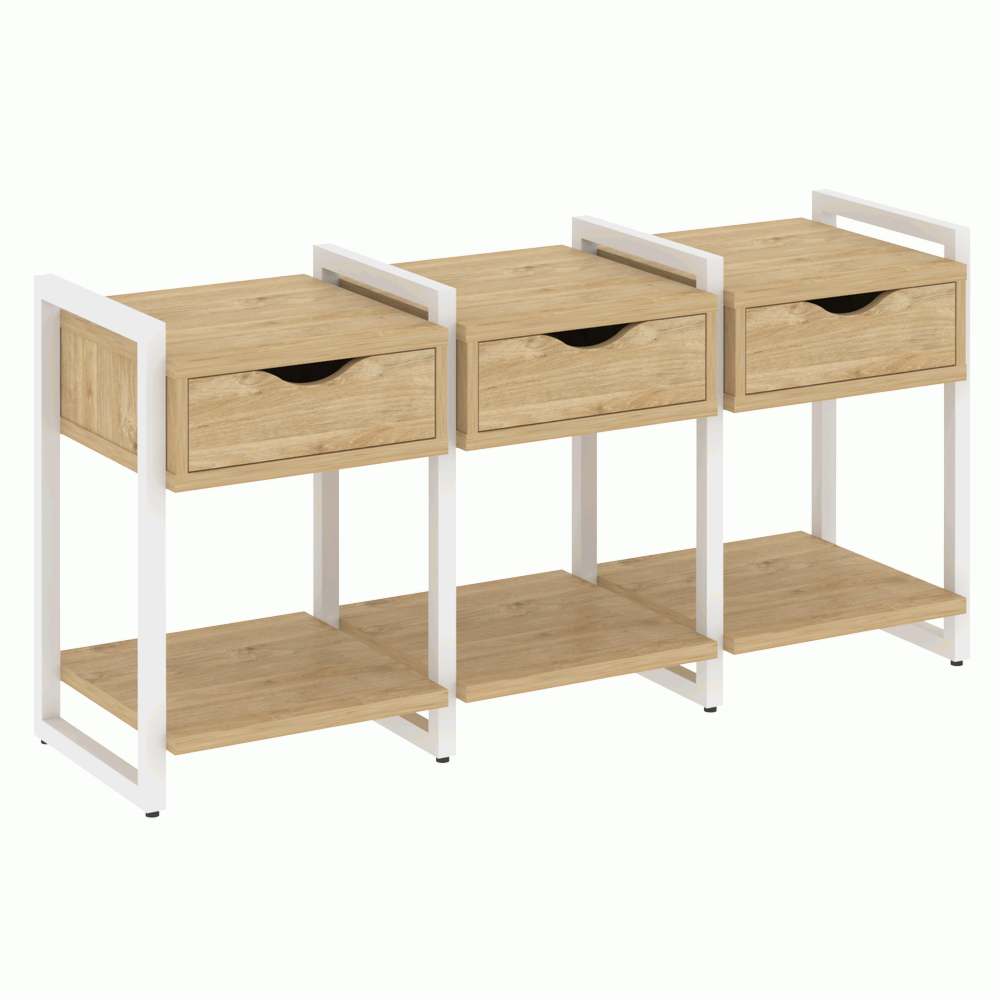 Тумба на регулируемых опорах наборная. Вариант №4