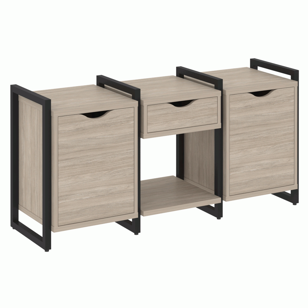 Тумба на регулируемых опорах наборная. Вариант №7