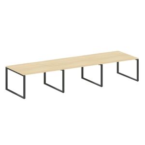 Переговорный стол (3 столешницы) на О-образном м/к