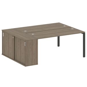 Рабочая станция с опорным шкафом-купе