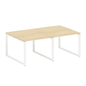 Переговорный стол (2 столешницы) на О-образном м/к