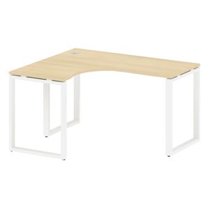 Стол криволинейный левый на О-образном м/к