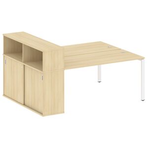 Рабочая станция с опорным шкафом-купе