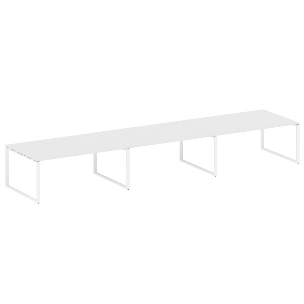 Переговорный стол (3 столешницы) на О-образном м/к