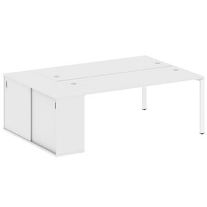 Рабочая станция с опорным шкафом-купе