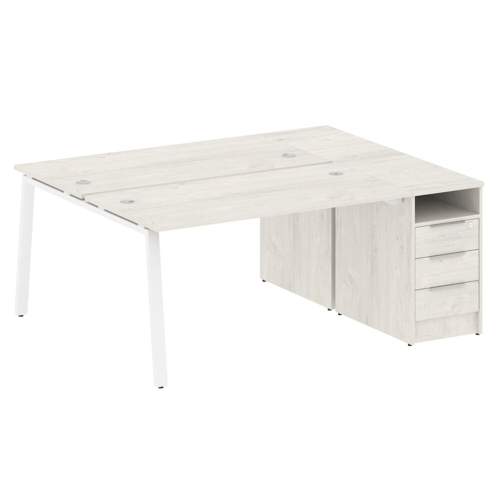 Рабочая станция на А-образном м/к с опорной тумбой