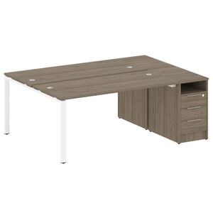 Рабочая станция с опорной тумбой