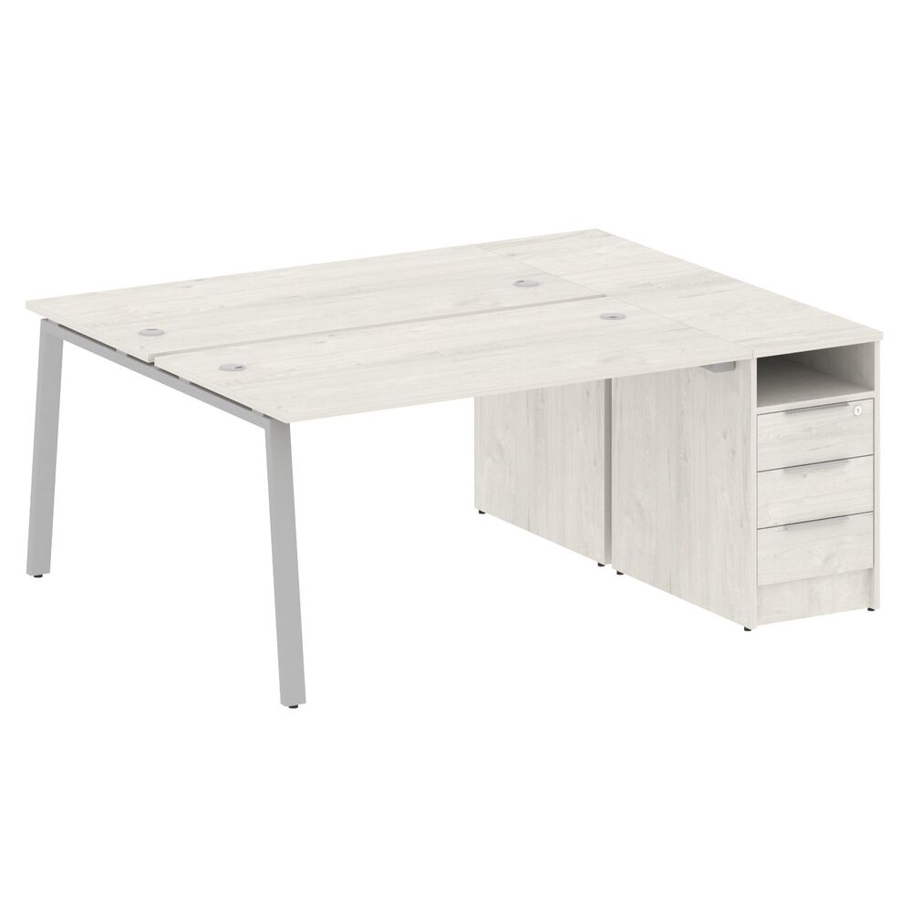 Рабочая станция на А-образном м/к с опорной тумбой