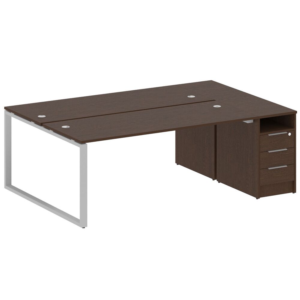 Рабочая станция на О-образном м/к с опорной тумбой