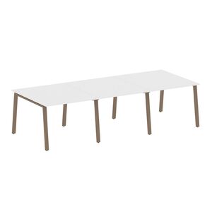 Переговорный стол (3 столешницы) на А-образном м/к