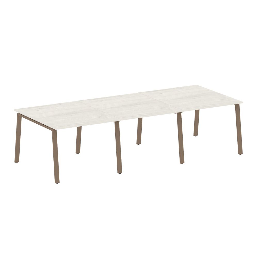 Переговорный стол (3 столешницы) на А-образном м/к