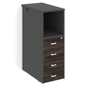 Onix Тумба с подсветкой 4 ящика проходная, средняя