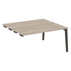 Стол-приставка двойной к опорным элементам (опоры - массив дерева)