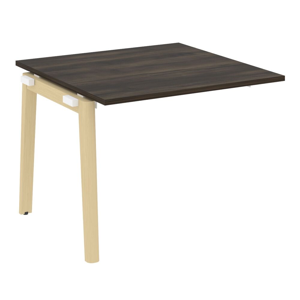 Проходной наборный элемент переговорного стола (опоры - массив дерева)