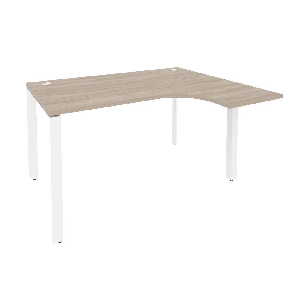 Стол эргономичный правый на П-образном м/к