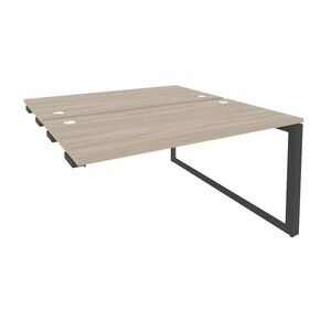 Стол-приставка двойной на О-образном м/к к опорным элементам