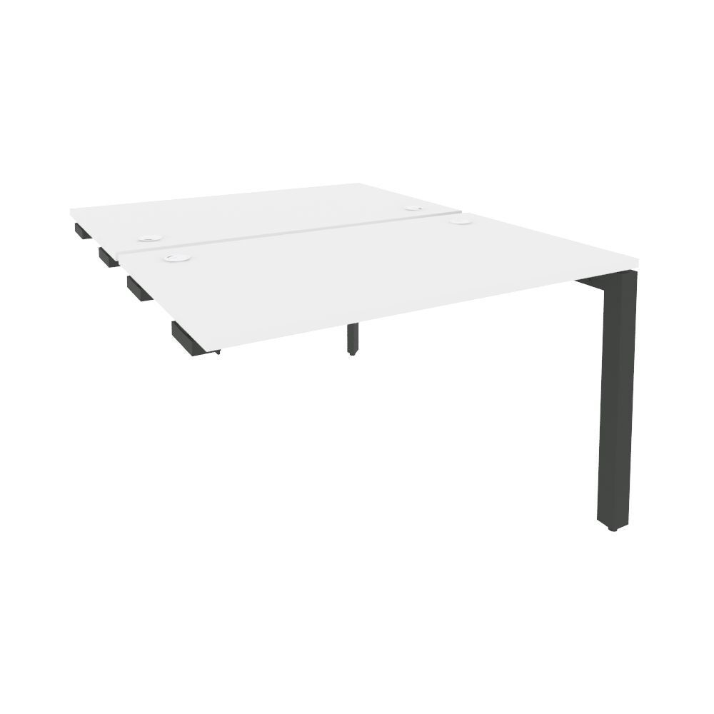 Стол-приставка двойной на П-образном м/к к опорным элем.