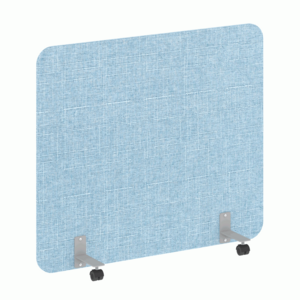 Перегородка на металлических опорах, на роликах