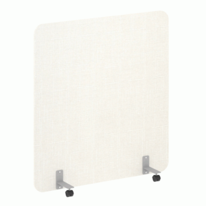 Перегородка на металлических опорах, на роликах