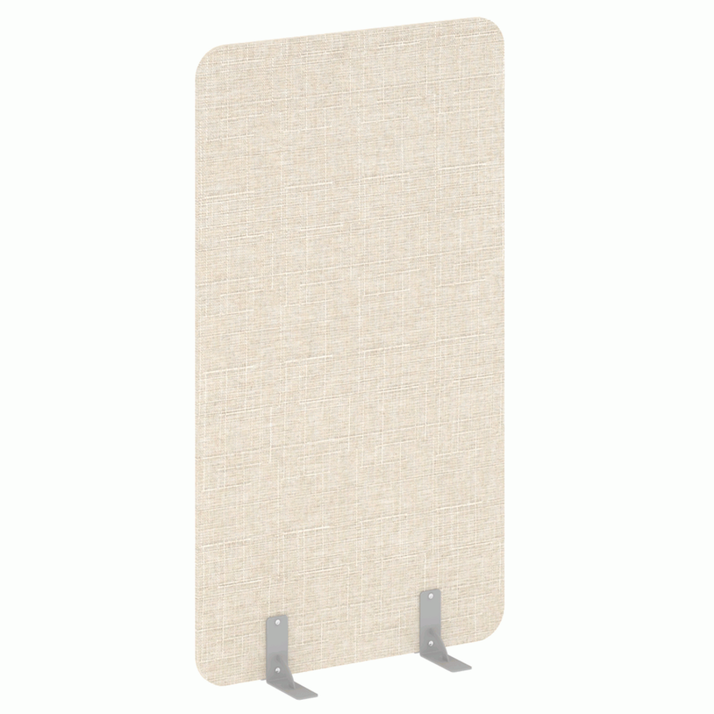 Перегородки на металлических опорах на фетровых подпятниках