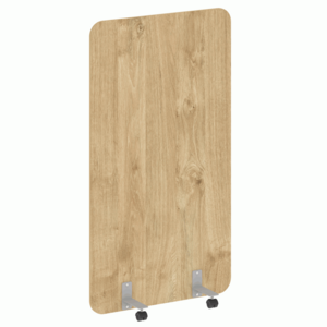 Перегородка на металлических опорах, на роликах