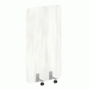 Перегородка на металлических опорах, на роликах