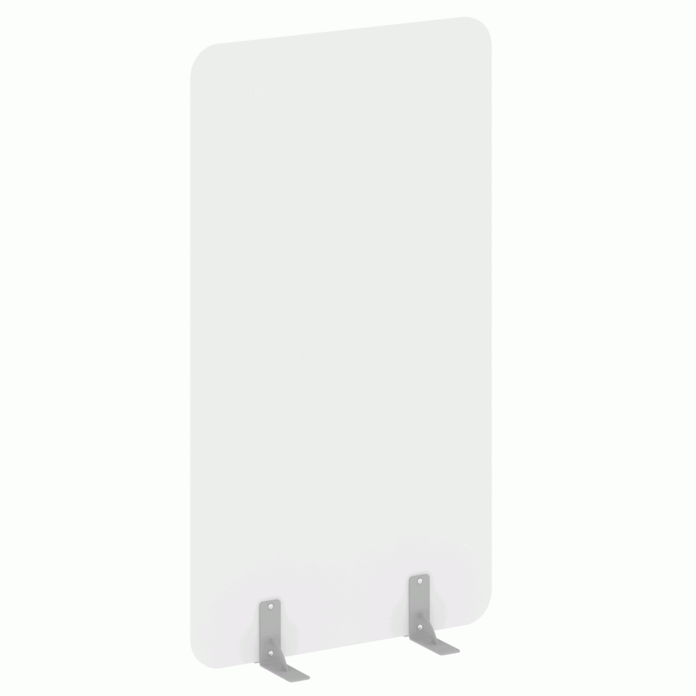 Перегородки на металлических опорах на фетровых подпятниках