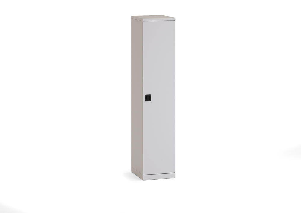 Шкаф металлический узкий, 4 полки (универсальный правый/левый)