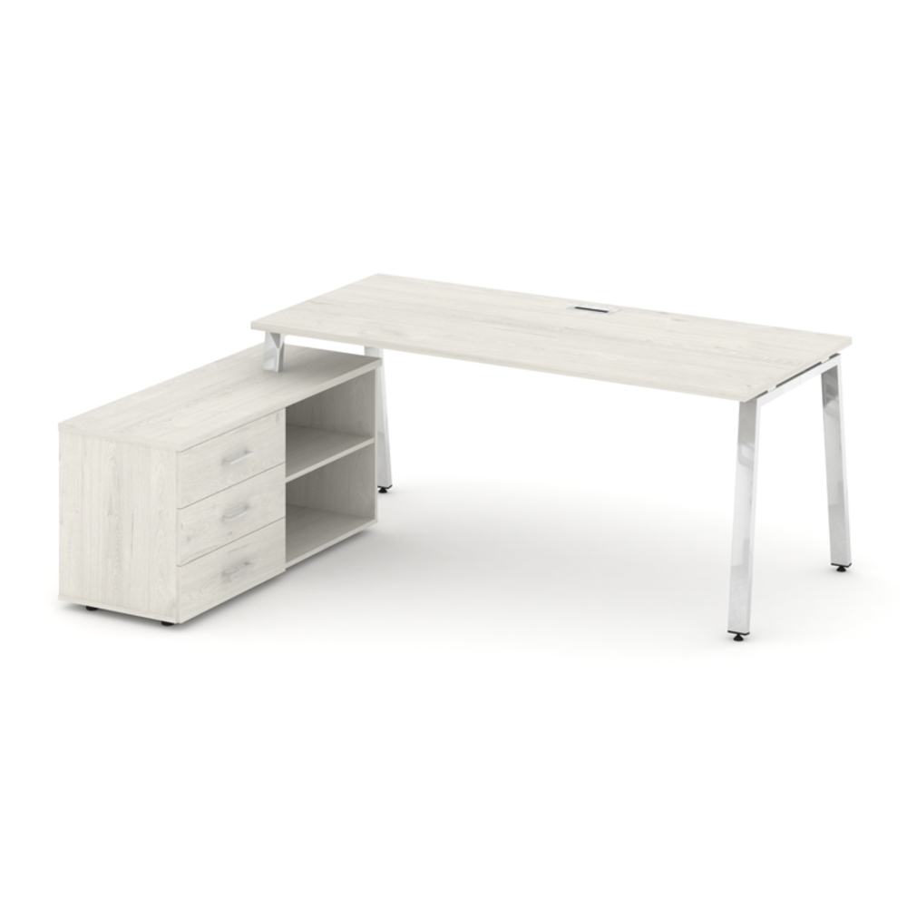 Style Project Direct Lux Стол письменный с греденцией левой