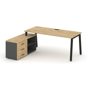 Style Project Direct Стол письменный с греденцией левой