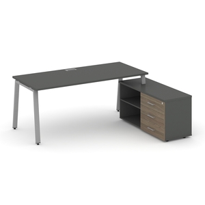 Style Project Direct Стол письменный с греденцией правой