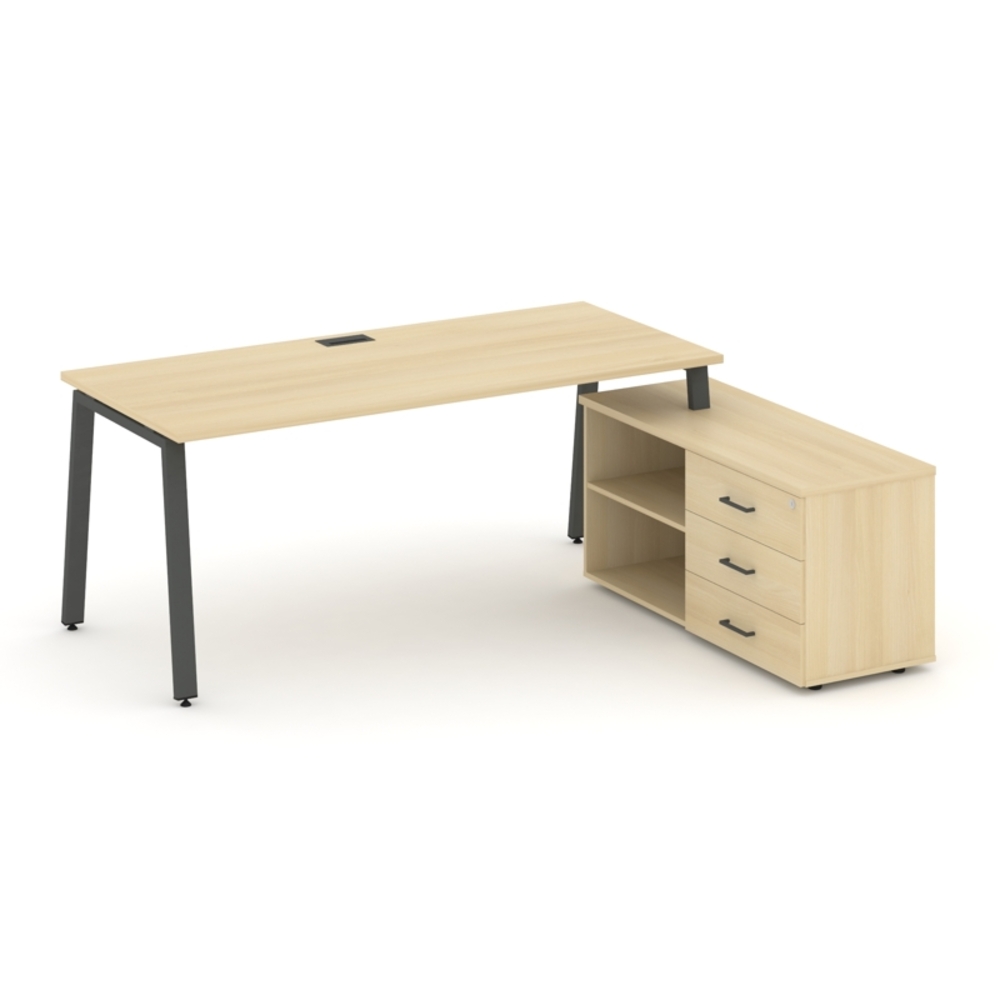 Style Project Direct Стол письменный с греденцией правой