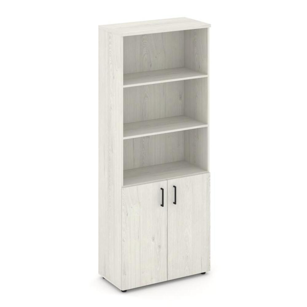 Шкаф высокий широкий (2 низких фасада ЛДСП)