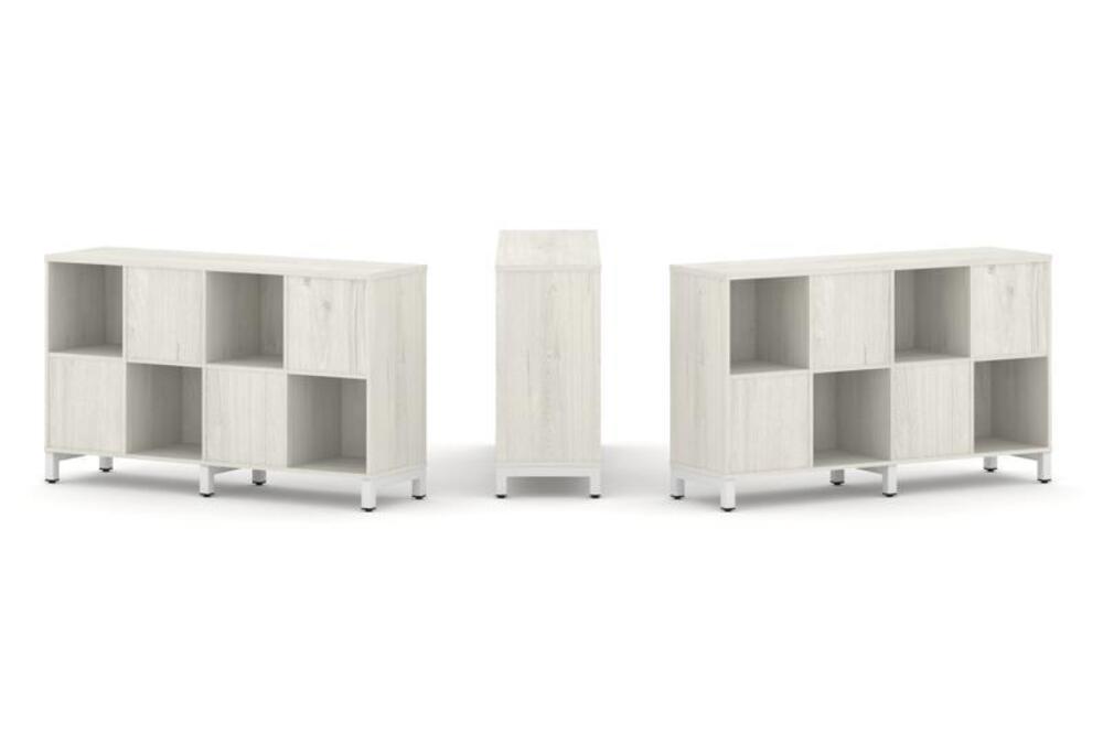 Набор стеллажа двухстороннего, 2 яруса