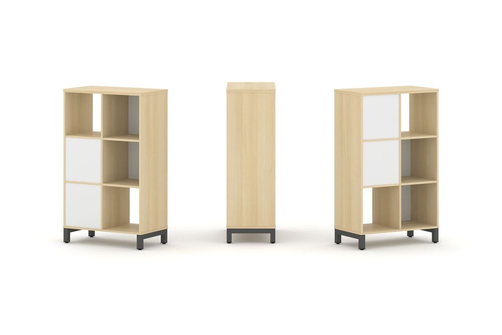 Набор стеллажа двухстороннего, 3 яруса