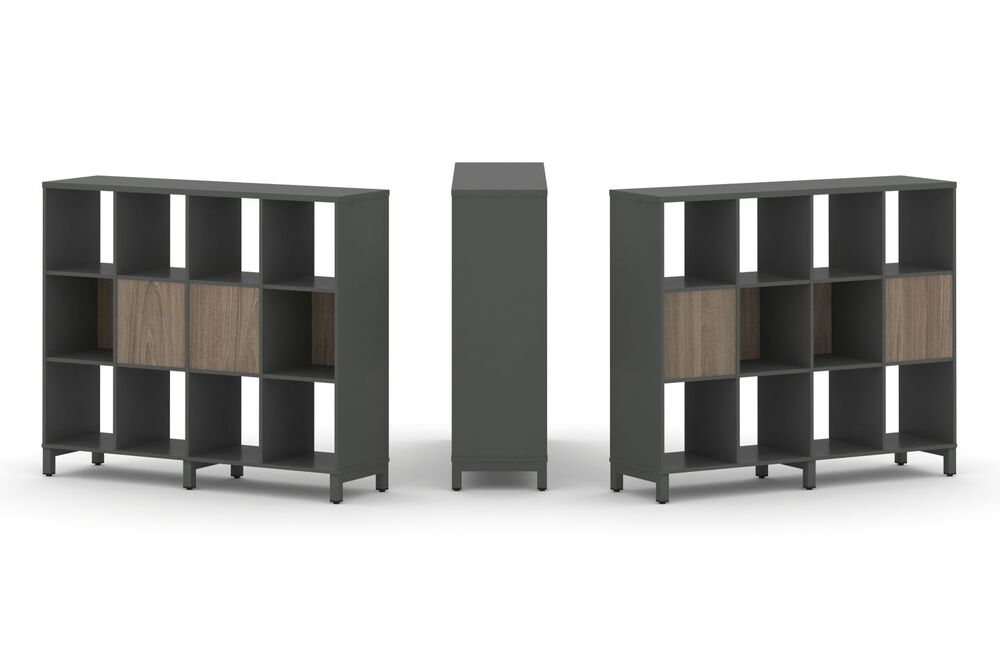 Набор стеллажа двухстороннего, 3 яруса