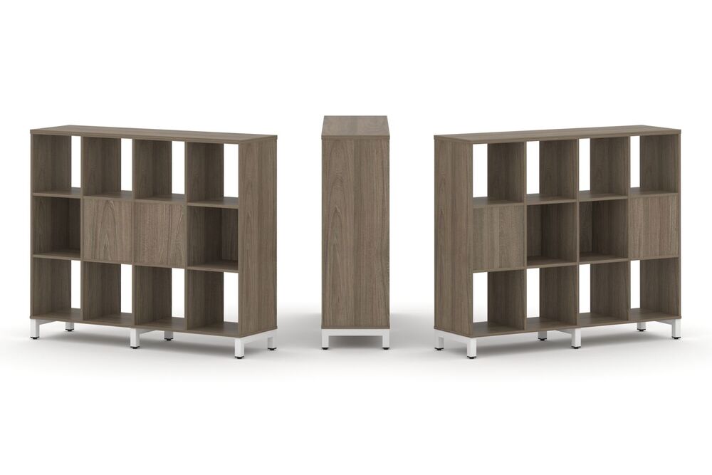 Набор стеллажа двухстороннего, 3 яруса