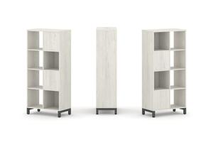 Набор стеллажа двухстороннего, 4 яруса