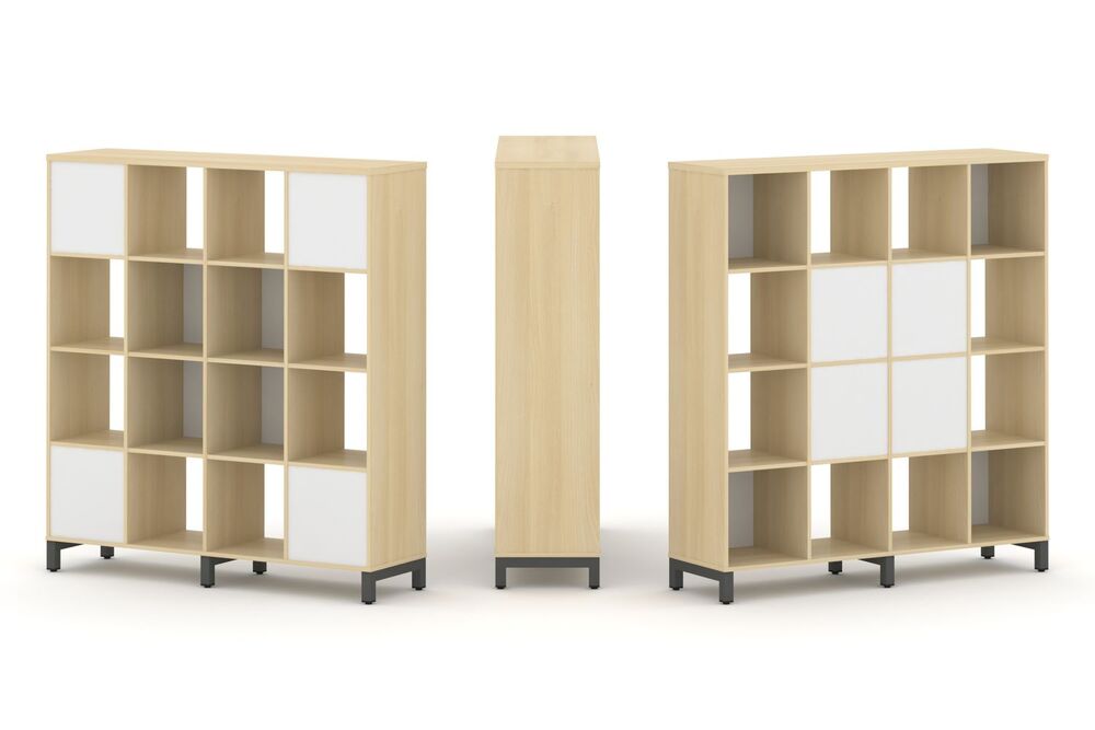 Набор стеллажа двухстороннего, 4 яруса