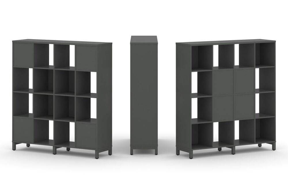 Набор стеллажа двухстороннего, 4 яруса