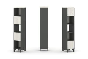 Набор стеллажа двухстороннего, 5 ярусов