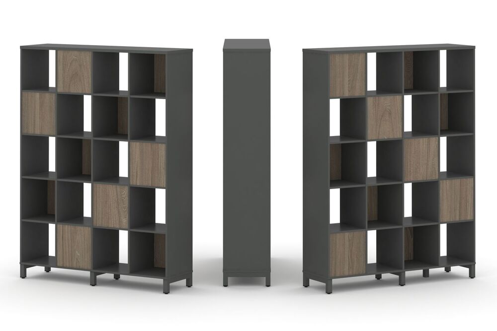 Набор стеллажа двухстороннего, 5 ярусов