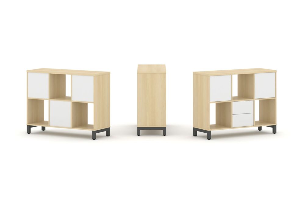 Набор стеллажа одностороннего, 2 яруса