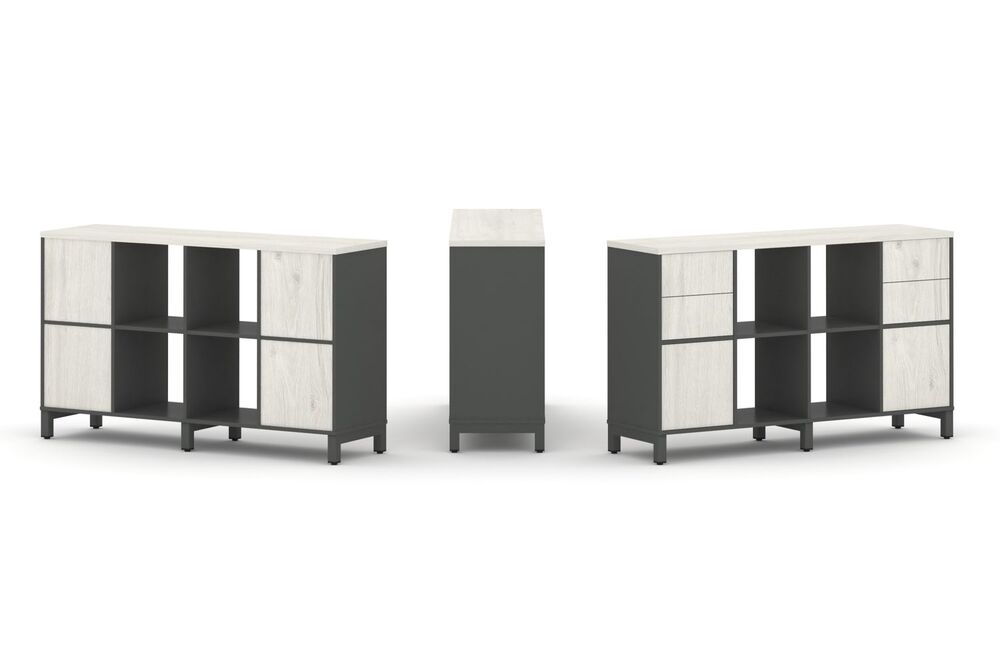 Набор стеллажа одностороннего, 2 яруса