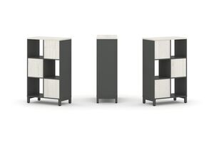 Набор стеллажа одностороннего, 3 яруса