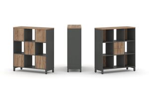 Набор стеллажа одностороннего, 3 яруса