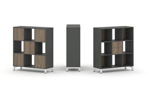 Набор стеллажа одностороннего, 3 яруса