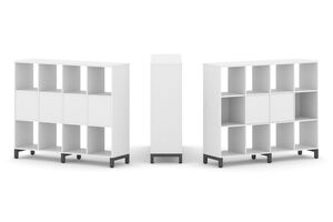 Набор стеллажа одностороннего, 3 яруса