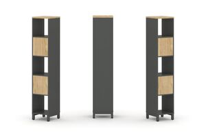 Набор стеллажа одностороннего, 5 ярусов