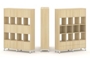 Набор стеллажа одностороннего, 5 ярусов